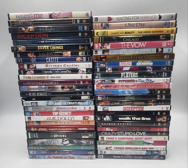 Lot Of 52 Assorted DVDs