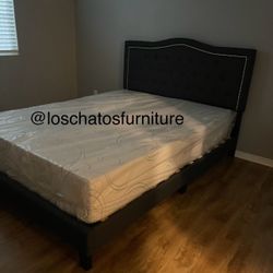Full Size Bed Frame With Mattress 