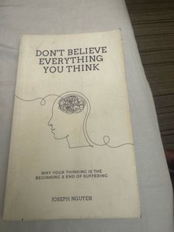 Don’t believe everything you think book