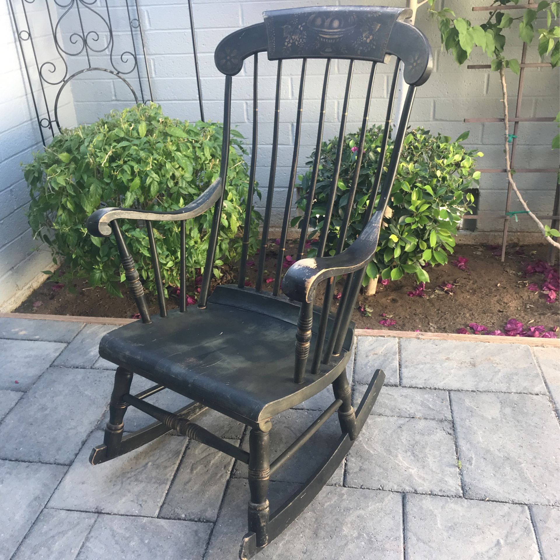 Rare Vintage Hitchcock Rocking Chair