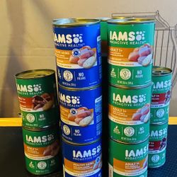 IAMS Dog Food Cans 