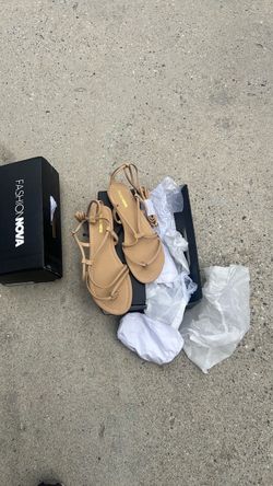 Tan sandals