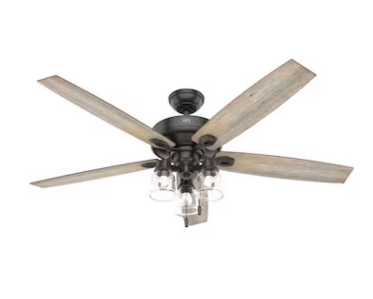 Hunter Bristlecone 60-in Noble Bronze LED Indoor Ceiling Fan with Light (5-Blade)