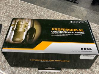 Professional condenser microphone