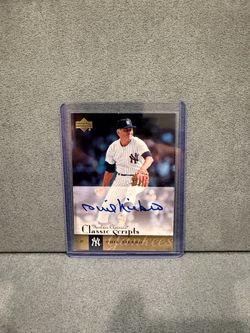 Phil Niekro Auto AU-51 Upper Deck Yankees Classics Classic Scripts HOF