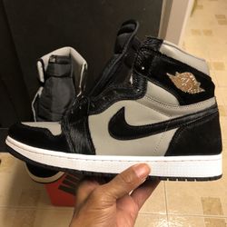 Air Jordan 1 Twist 2.0 Medium Grey; DS; Size 10 (M)/11.5 (W)