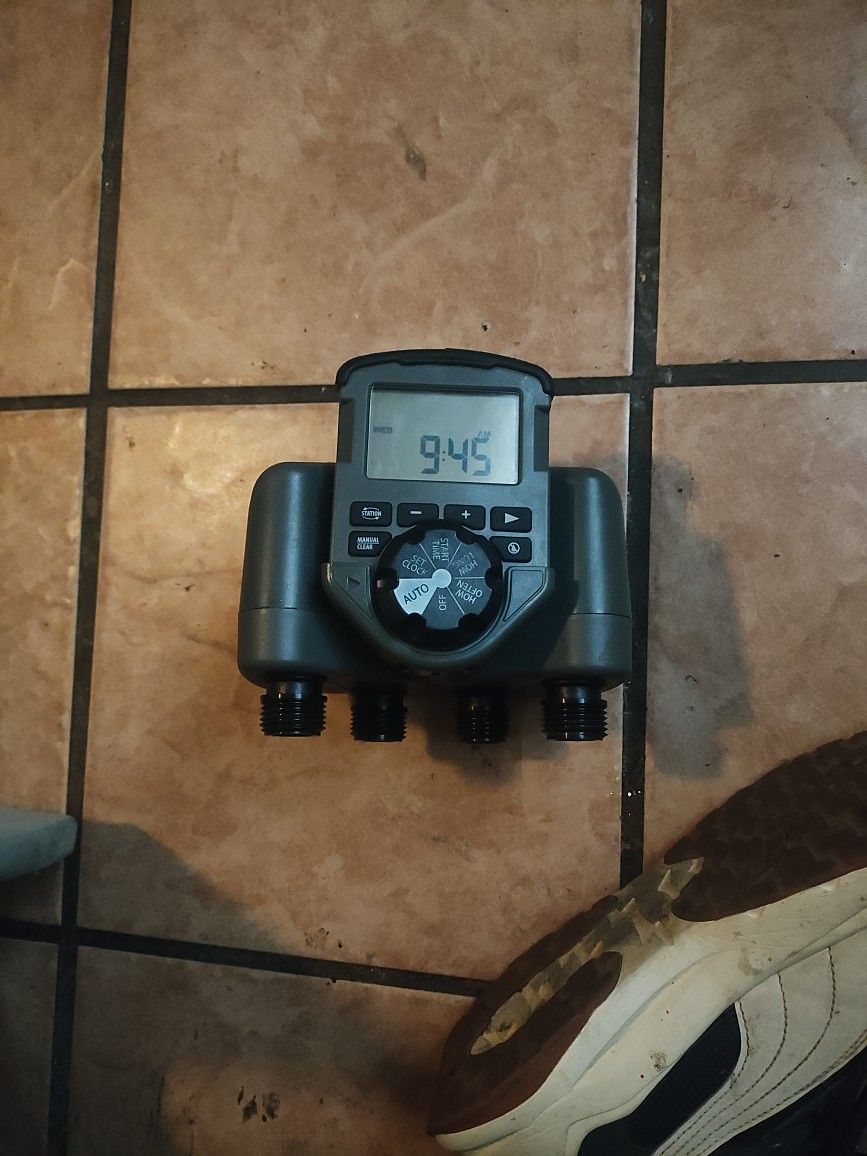 4-Outlet Programmable Hose Watering Timer Sprinkler Timer