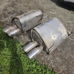 2015-2021 Subaru WRX STI OEM Axle Back Mufflers