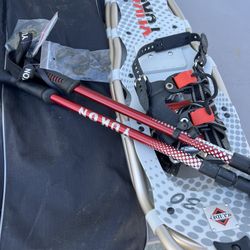 Guide Yukon Charlie’s Snow Shoes With Trekking Poles