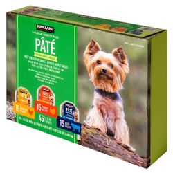 Kirkland Signature Pate Wet Dog Food Variety Pack, 3.5 oz, 45-count Pet Supplies / Dog Food