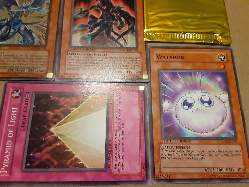 yugioh promo movie cards Yu-Gi-Oh! - Pyramid of Light (MOV-EN004) - Yu-Gi-Oh The Theater Pack - Promo Edition - Common you can Special Summon this card on your side of the field. Yugioh Movie Dvd Factory Sealed