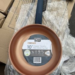 Iko 10" Copper Ceramic Fry Pan