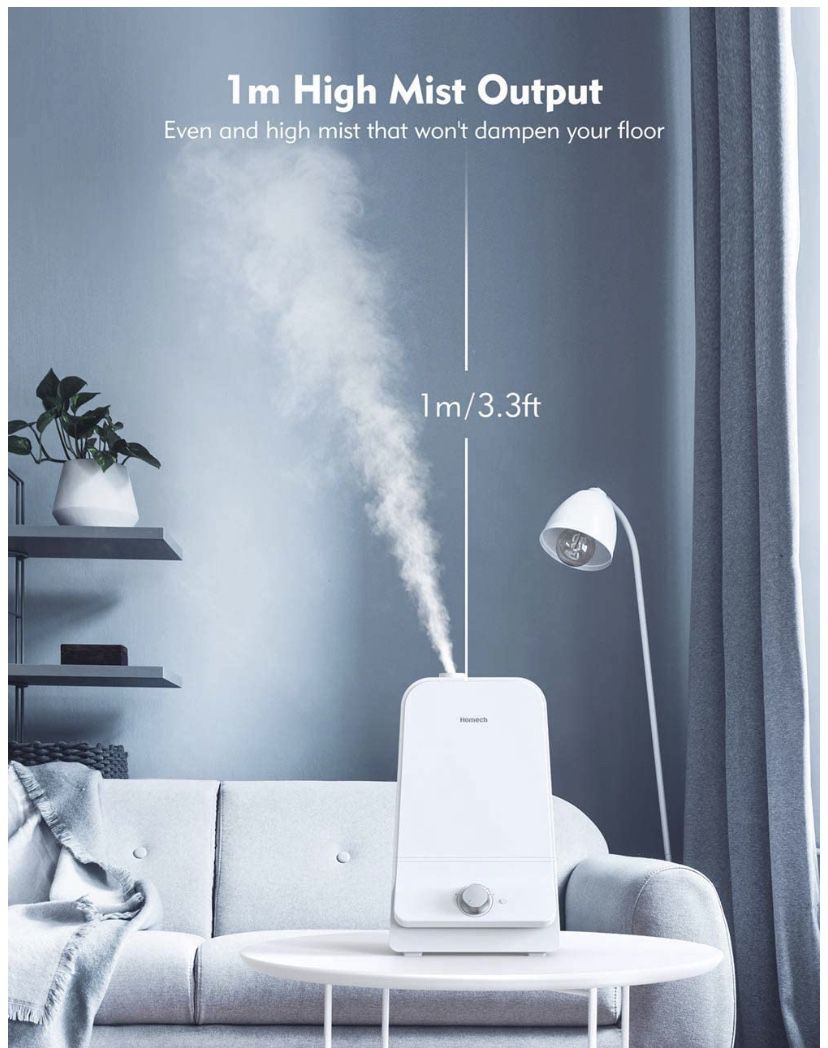 Homech Cool Mist Humidifiers 6L /1.59 gal