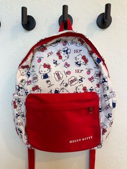 Hello Kitty Backpack Red and White