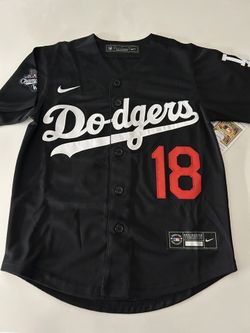 Dodgers Kids Youth Yamamoto Black Jersey 