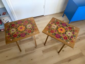 TV Tray Table Wooden