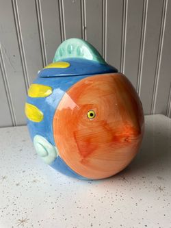 Vintage Fish Cookie Jar