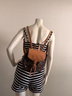 Small Brown Monogram Backpack – 9”