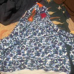 Bape Blue Hoodie