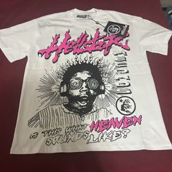 Hellstar record pink T-shirt (BRAND NEW)