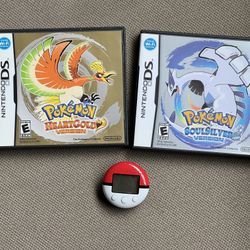 Heart Gold + Soul Silver Pokemon + PokeWalker 