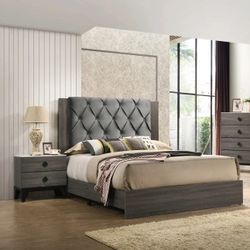 CALIFORNIA KING BED FRAME NO MATTRESS 