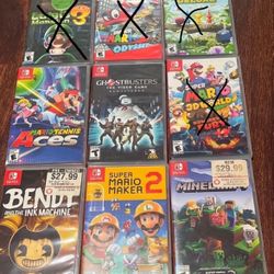 Nintendo Switch Games (Read Description)