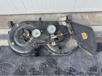 Craftsman 42” Mower Deck Good Condition. Must Pick Up
