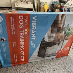 Large Dog Crate 2 Door 42 Inch