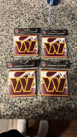 Washington Commanders Ceramic Coasters 