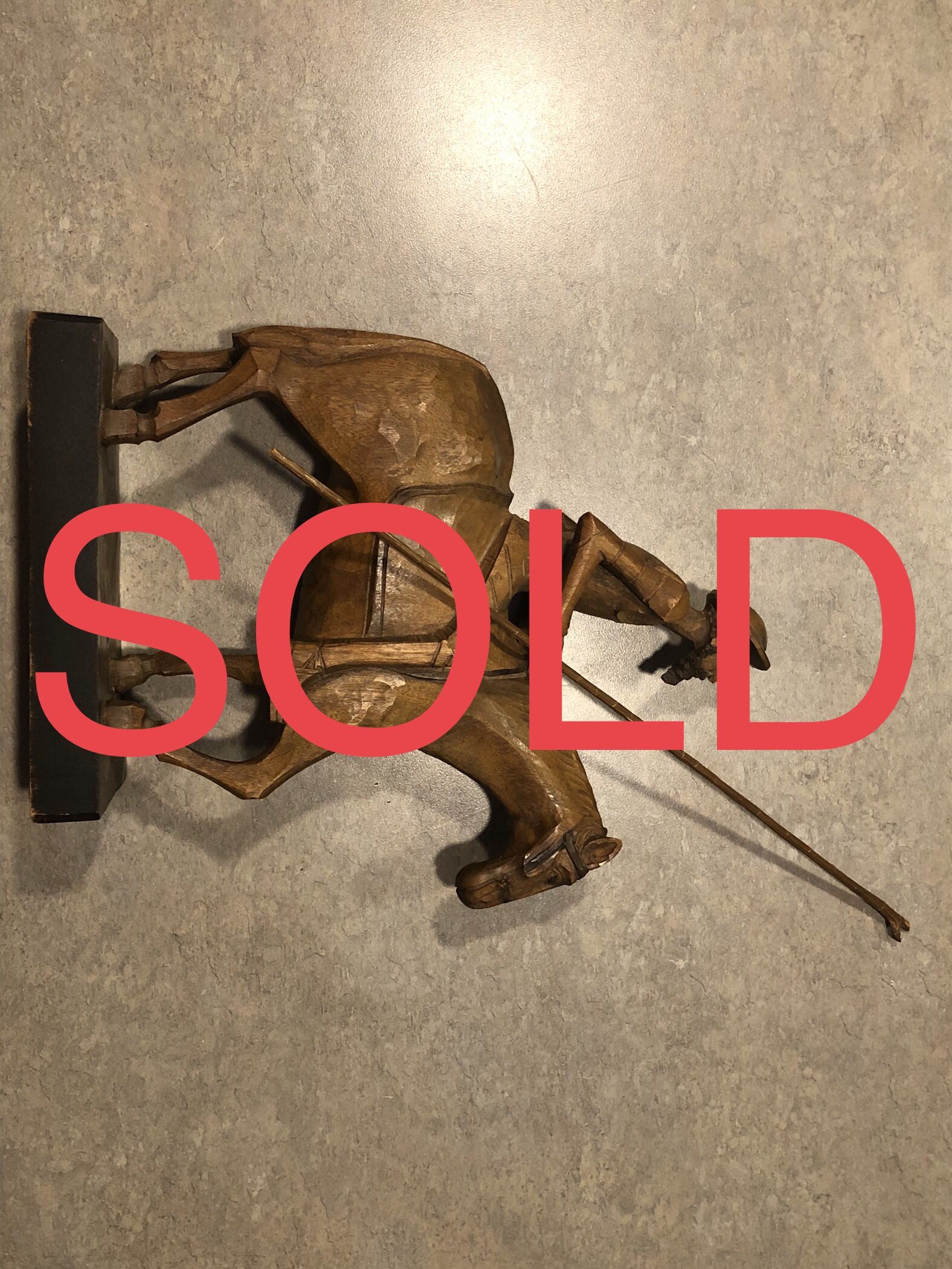 Don Quixote statuette