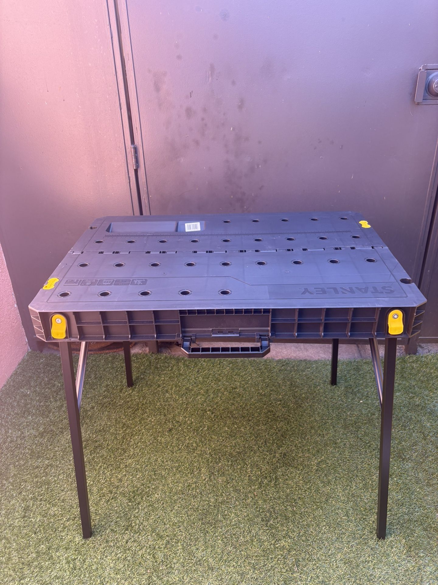 Stanley 33-1/2 in. x 23-1/2 in. Fold-Up Workbench