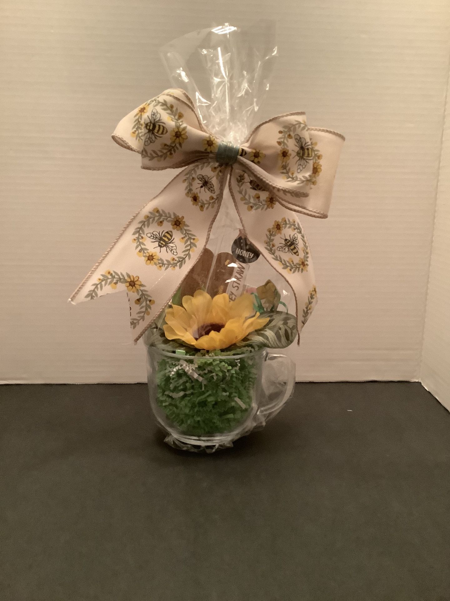 MOTHER’S DAY Whimsy in a Cup: Green & Black Tea Gift Set (sunflower)