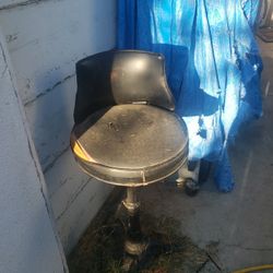 Vintage Mid Century Swivel Bar Stool