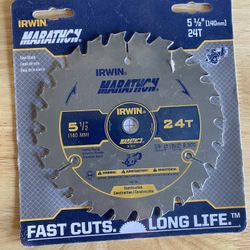 New Irwin Marathon 5 1/2” Circular Saw Blade