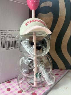 Starbucks strawberry bear cup