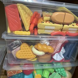 Cooking Toys, Meals, Desserts, Plates And More