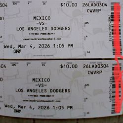 Dodgers vs Mexico