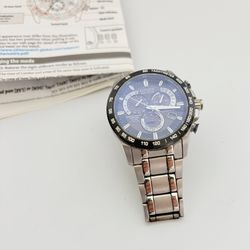 Citizen Eco Drive Men’s Perpetual Chronograph Atomic Titanium Watch - AT4010-50E