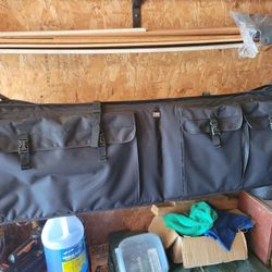 UTV Shotgun Or Rifle Holder Carries 2 Plus Storage Pockets.