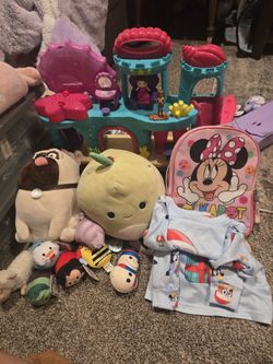 Everything Included Minnie Mouse Back Pack, Squishmallow, Disney Toys