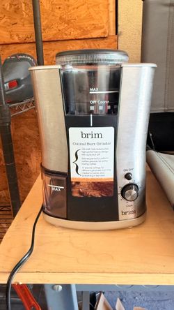 Used BRIM Conical Burr Coffee Grinder