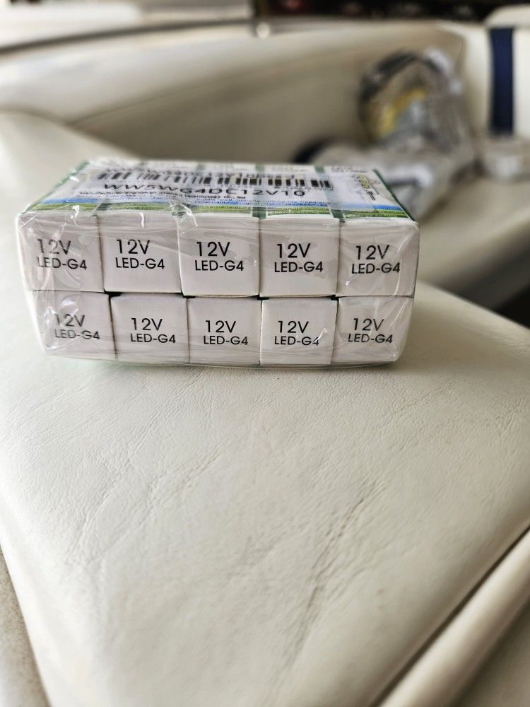 LED Light Bulbs 12 Volt G4 - 10 PACK FOR $5