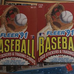 1991 Fleer Baseball Boxes