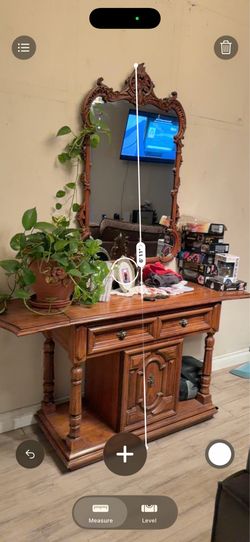 Buffet with mirror