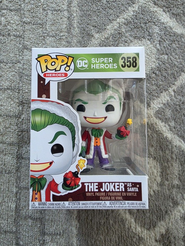 Funko Pop! DC Super Heroes The Joker as Santa #358