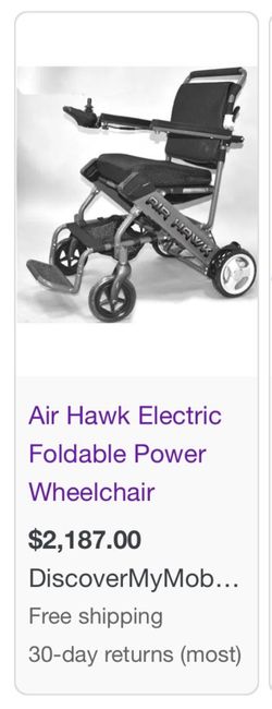 Airhawk Electric Wheelchair