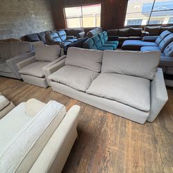 Ashley Deep-Seat Modular Set – Oversized Cloud Cushions, Lounge-Level Comfort  “WE DELIVER”