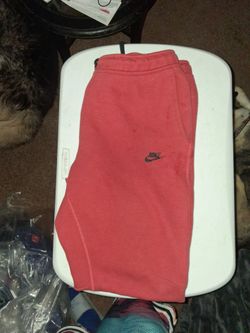 Nike Red Fleece Sweatpants