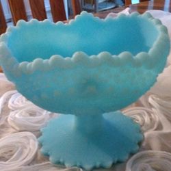 Antique Satin Glass Made By Fenton